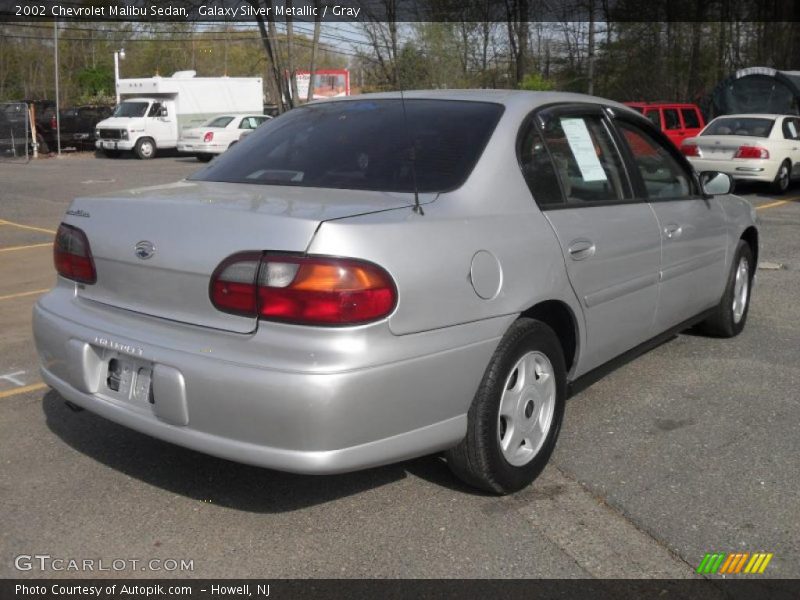 Galaxy Silver Metallic / Gray 2002 Chevrolet Malibu Sedan