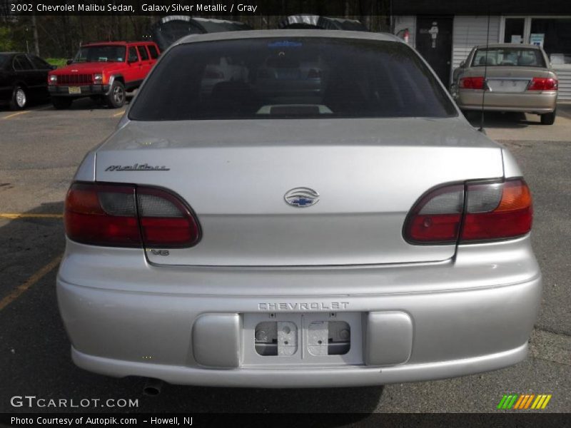 Galaxy Silver Metallic / Gray 2002 Chevrolet Malibu Sedan