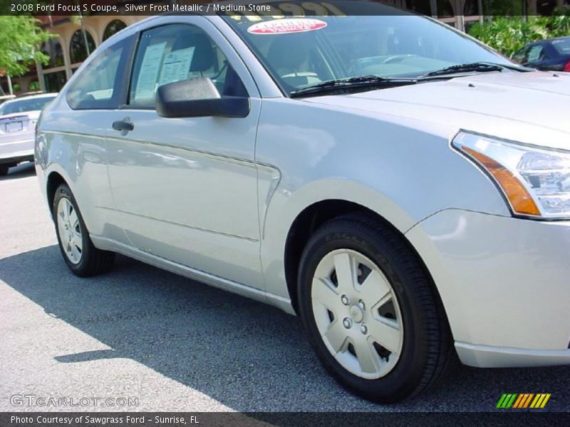 Silver Frost Metallic / Medium Stone 2008 Ford Focus S Coupe
