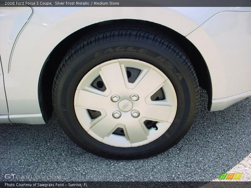 Silver Frost Metallic / Medium Stone 2008 Ford Focus S Coupe