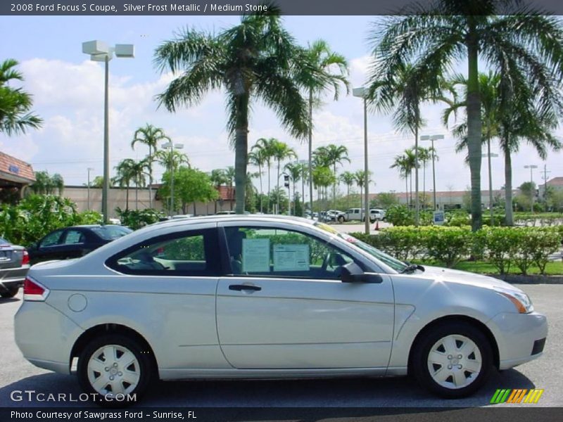 Silver Frost Metallic / Medium Stone 2008 Ford Focus S Coupe