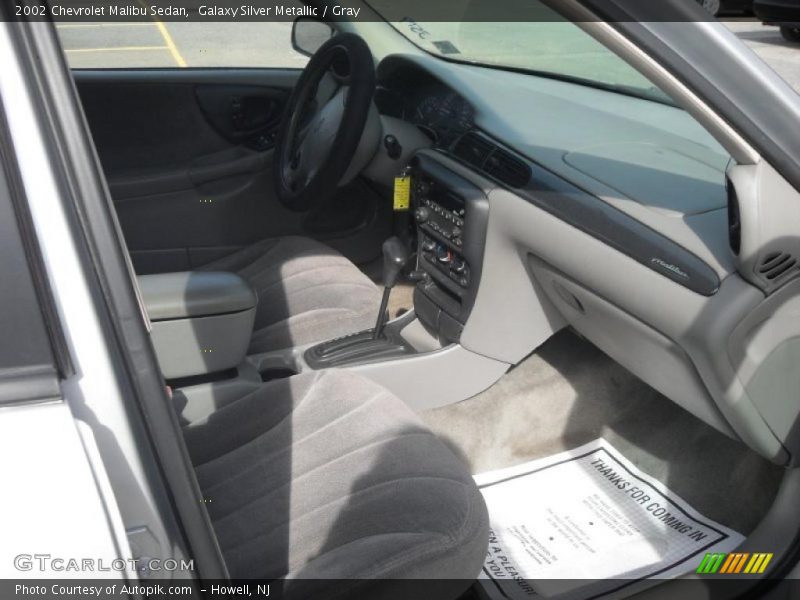 Galaxy Silver Metallic / Gray 2002 Chevrolet Malibu Sedan