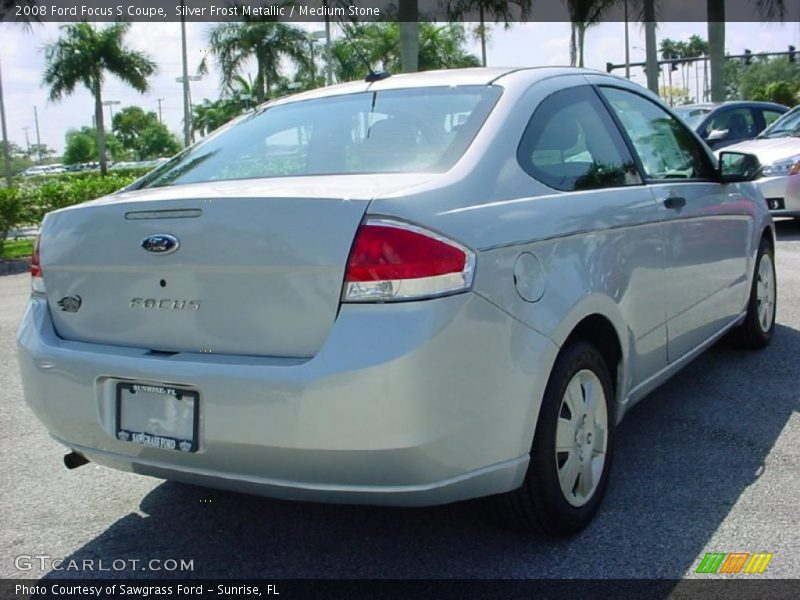 Silver Frost Metallic / Medium Stone 2008 Ford Focus S Coupe