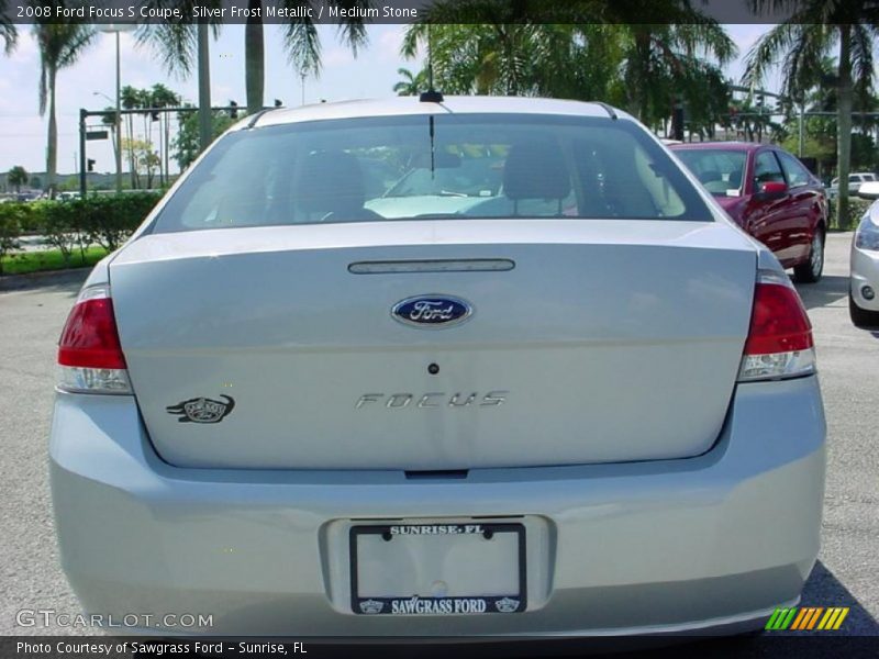 Silver Frost Metallic / Medium Stone 2008 Ford Focus S Coupe