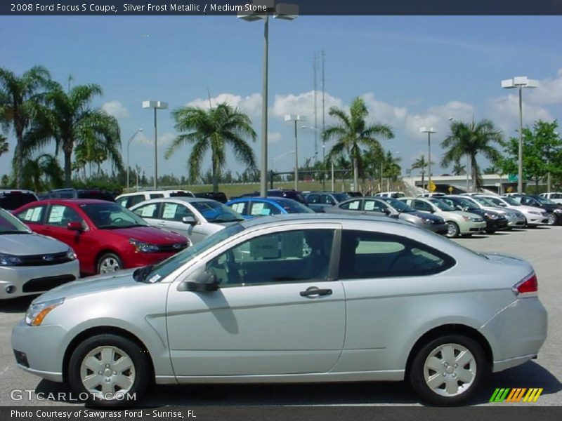 Silver Frost Metallic / Medium Stone 2008 Ford Focus S Coupe