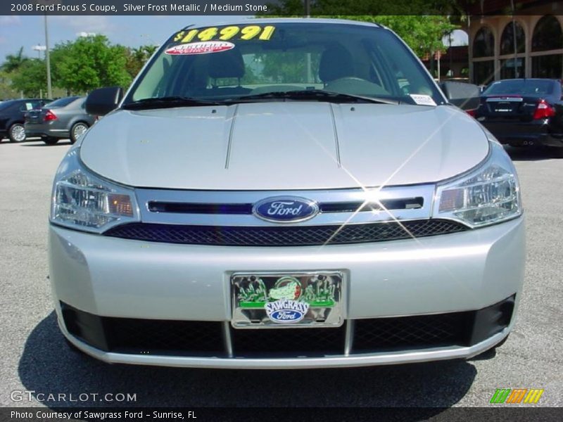 Silver Frost Metallic / Medium Stone 2008 Ford Focus S Coupe