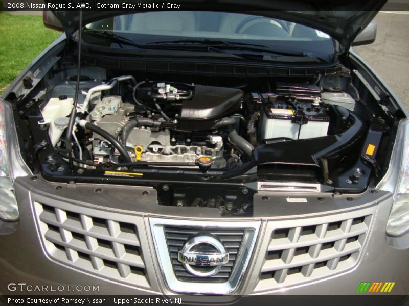 Gotham Gray Metallic / Gray 2008 Nissan Rogue SL AWD