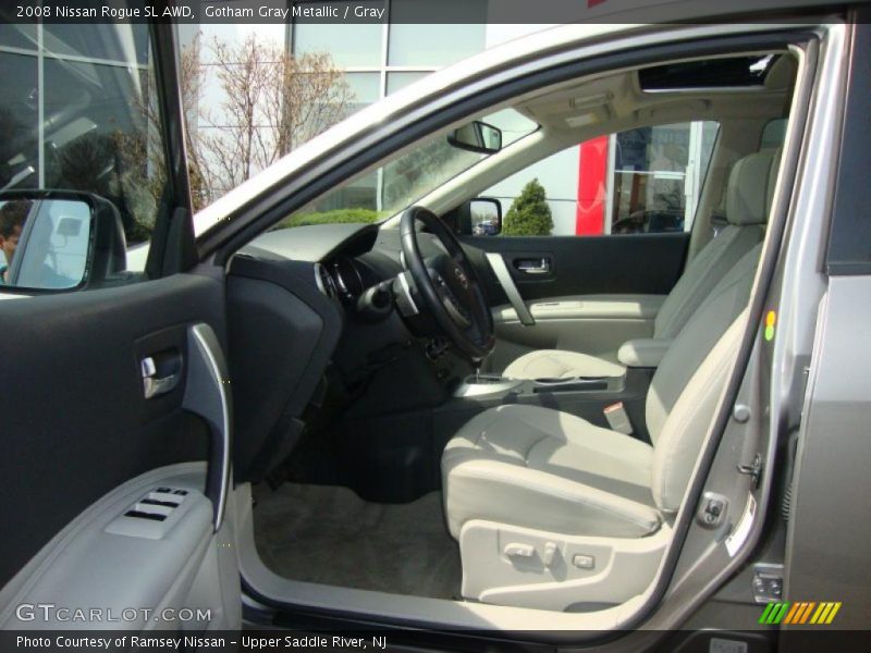 Gotham Gray Metallic / Gray 2008 Nissan Rogue SL AWD