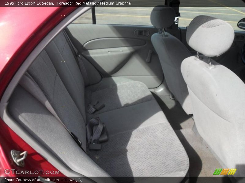 Toreador Red Metallic / Medium Graphite 1999 Ford Escort LX Sedan