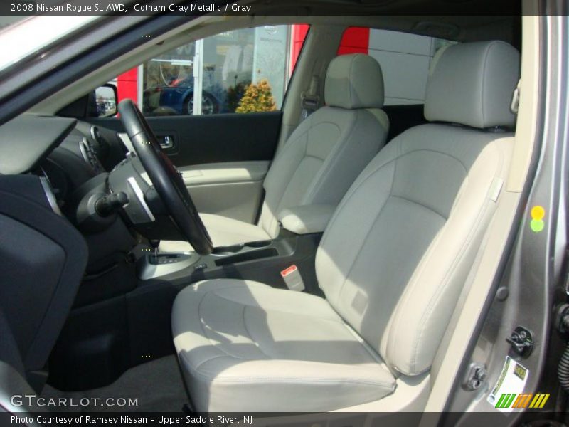 Gotham Gray Metallic / Gray 2008 Nissan Rogue SL AWD