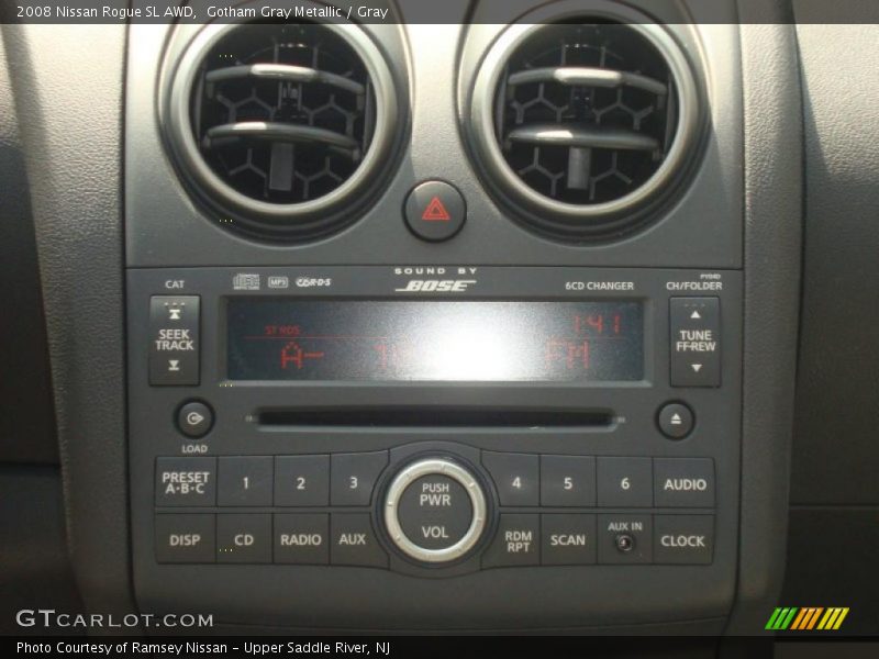Gotham Gray Metallic / Gray 2008 Nissan Rogue SL AWD