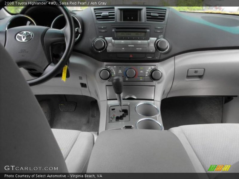 Salsa Red Pearl / Ash Gray 2008 Toyota Highlander 4WD