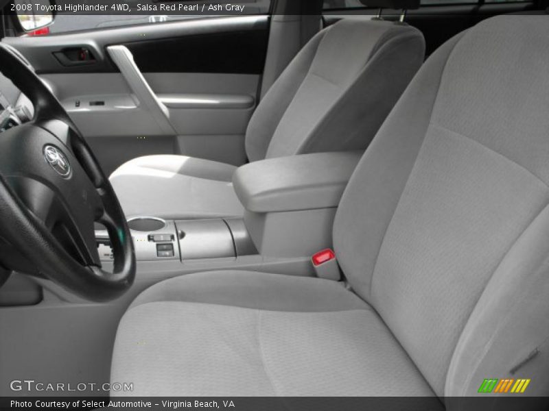 Salsa Red Pearl / Ash Gray 2008 Toyota Highlander 4WD