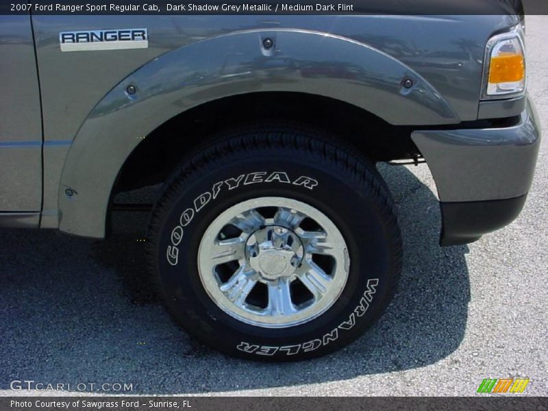 Dark Shadow Grey Metallic / Medium Dark Flint 2007 Ford Ranger Sport Regular Cab