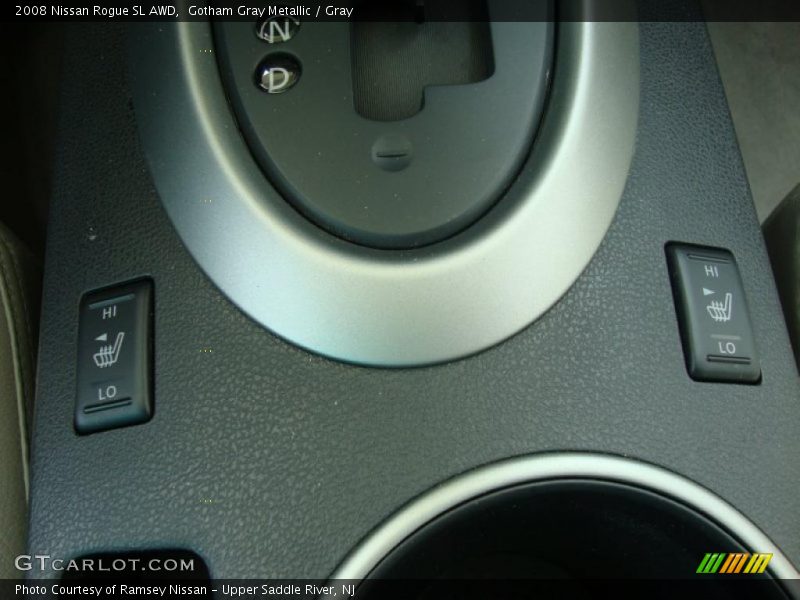 Gotham Gray Metallic / Gray 2008 Nissan Rogue SL AWD