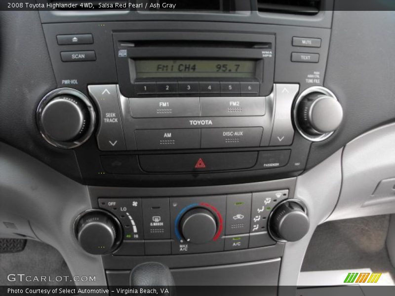 Salsa Red Pearl / Ash Gray 2008 Toyota Highlander 4WD