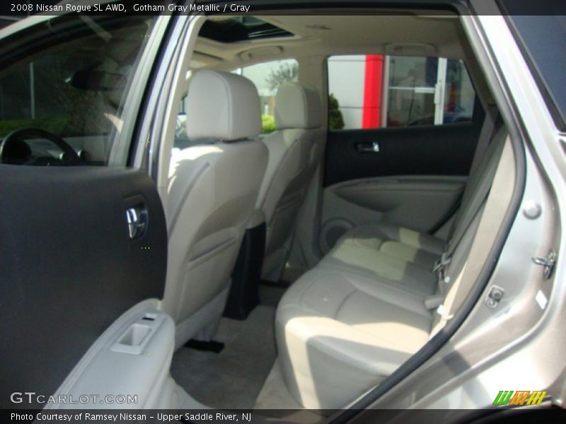 Gotham Gray Metallic / Gray 2008 Nissan Rogue SL AWD