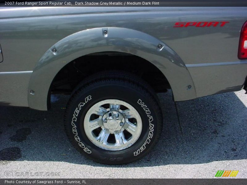 Dark Shadow Grey Metallic / Medium Dark Flint 2007 Ford Ranger Sport Regular Cab