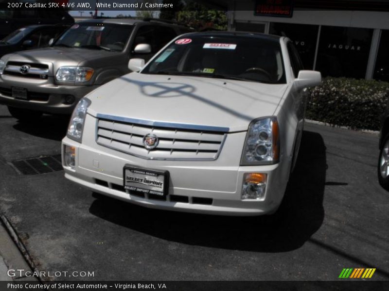 White Diamond / Cashmere 2007 Cadillac SRX 4 V6 AWD