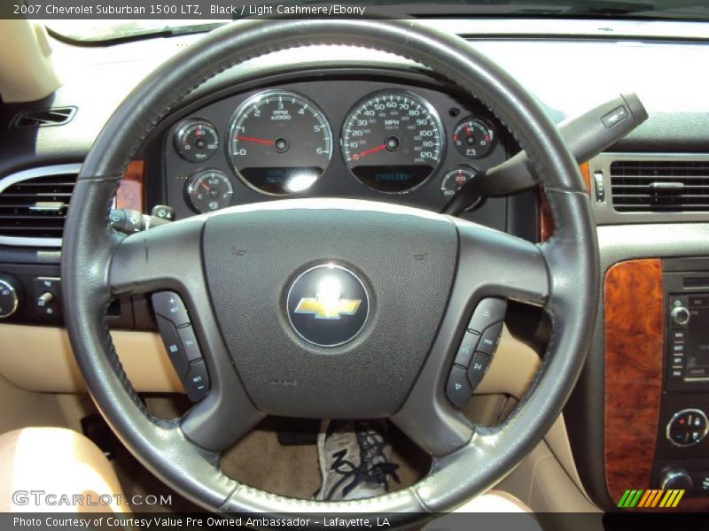 Black / Light Cashmere/Ebony 2007 Chevrolet Suburban 1500 LTZ