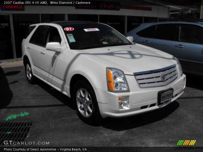 White Diamond / Cashmere 2007 Cadillac SRX 4 V6 AWD