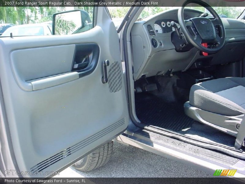 Dark Shadow Grey Metallic / Medium Dark Flint 2007 Ford Ranger Sport Regular Cab