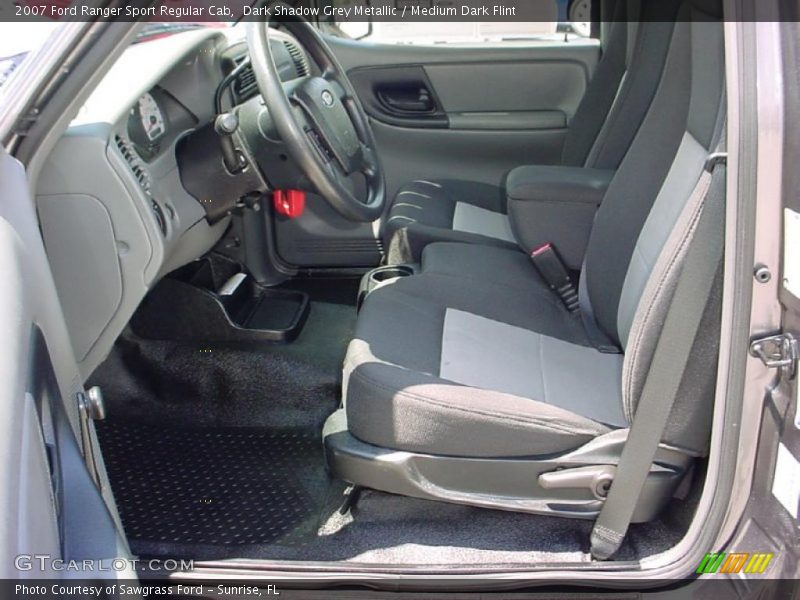Dark Shadow Grey Metallic / Medium Dark Flint 2007 Ford Ranger Sport Regular Cab