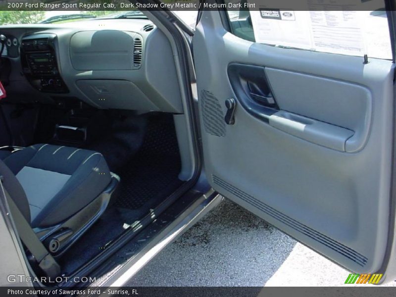 Dark Shadow Grey Metallic / Medium Dark Flint 2007 Ford Ranger Sport Regular Cab