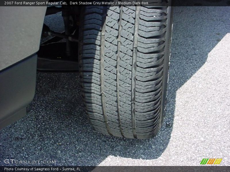 Dark Shadow Grey Metallic / Medium Dark Flint 2007 Ford Ranger Sport Regular Cab