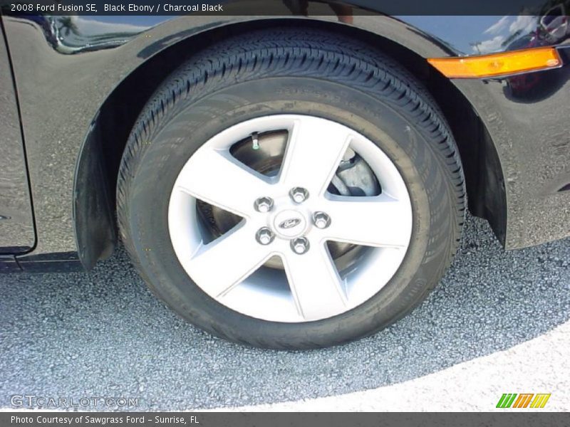 Black Ebony / Charcoal Black 2008 Ford Fusion SE