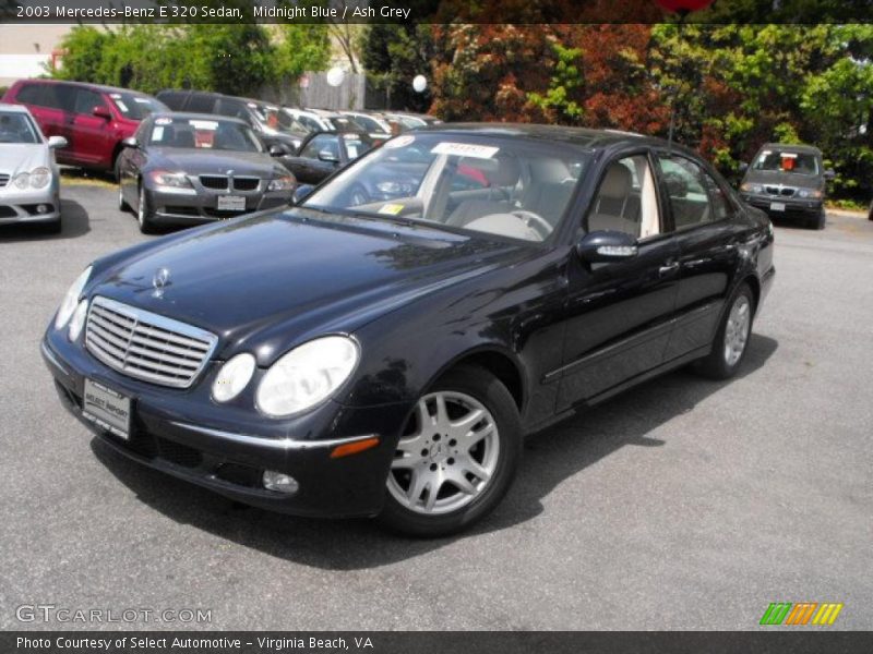 Midnight Blue / Ash Grey 2003 Mercedes-Benz E 320 Sedan