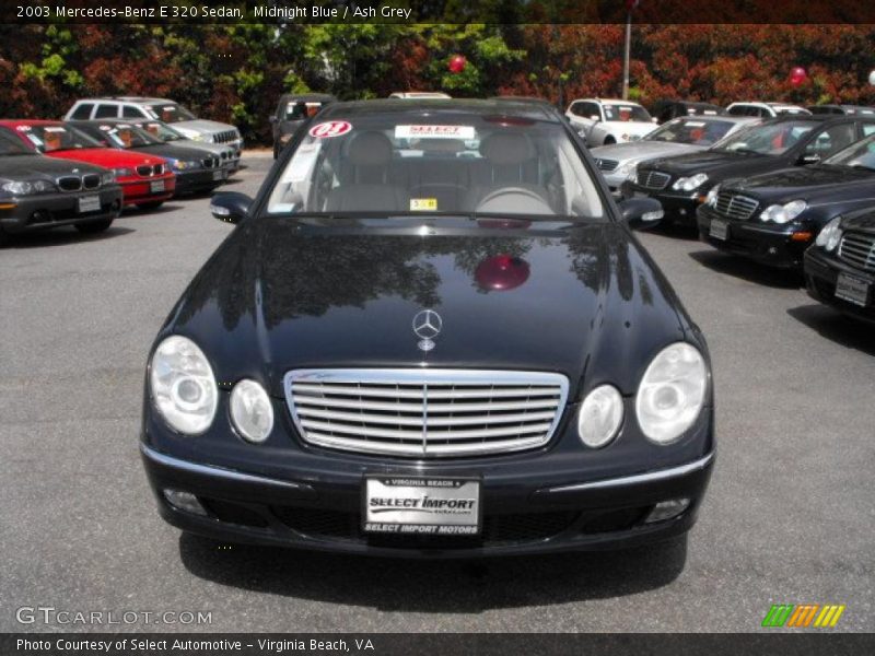 Midnight Blue / Ash Grey 2003 Mercedes-Benz E 320 Sedan