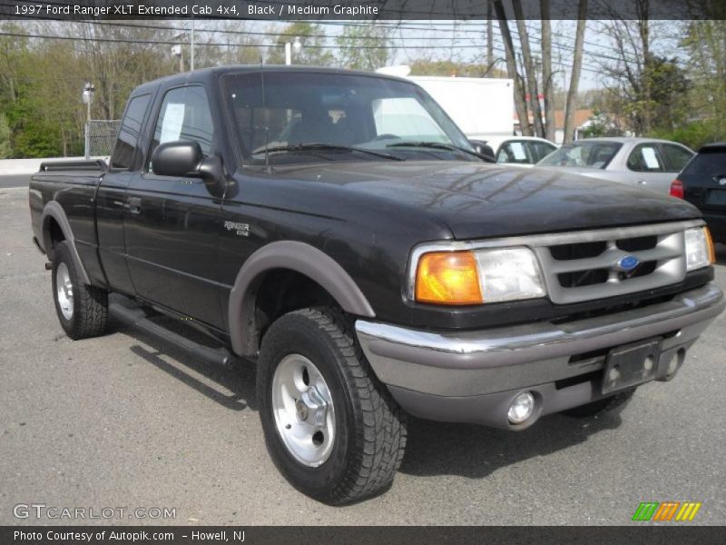 Black / Medium Graphite 1997 Ford Ranger XLT Extended Cab 4x4