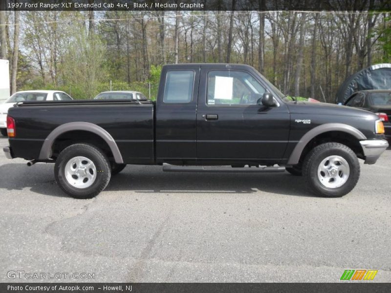 Black / Medium Graphite 1997 Ford Ranger XLT Extended Cab 4x4