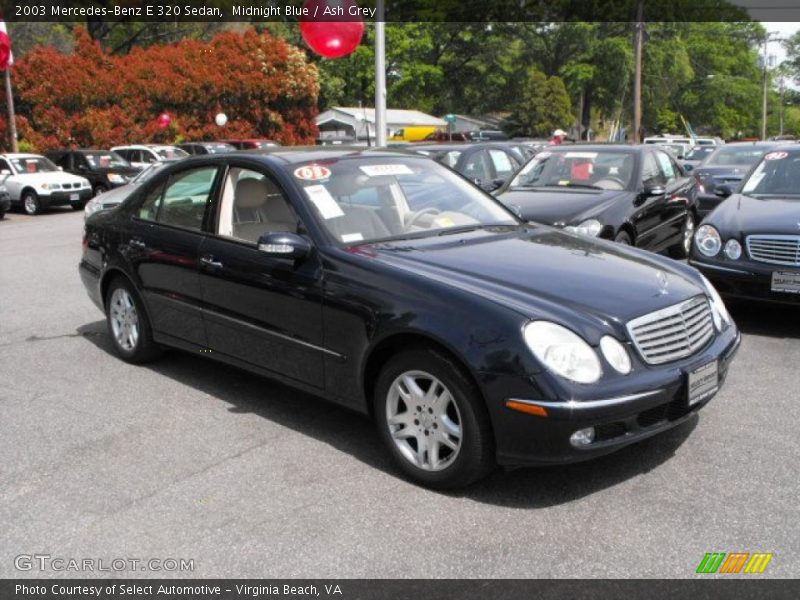 Midnight Blue / Ash Grey 2003 Mercedes-Benz E 320 Sedan