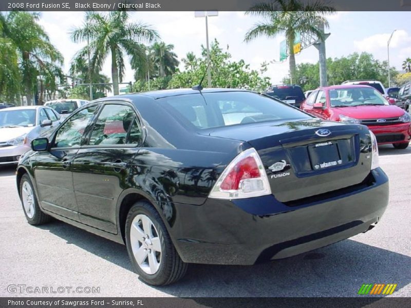 Black Ebony / Charcoal Black 2008 Ford Fusion SE