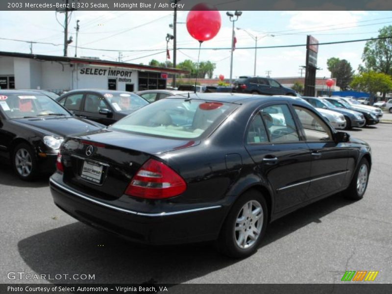 Midnight Blue / Ash Grey 2003 Mercedes-Benz E 320 Sedan