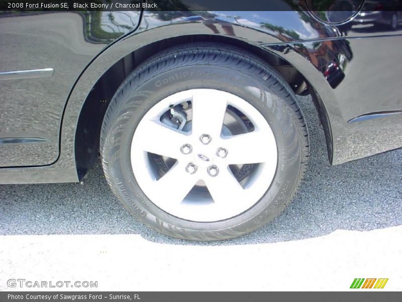 Black Ebony / Charcoal Black 2008 Ford Fusion SE