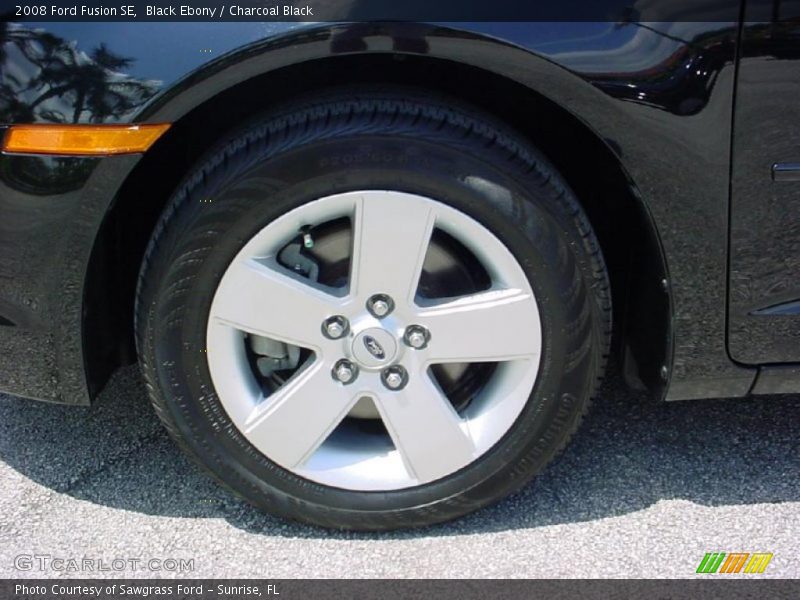 Black Ebony / Charcoal Black 2008 Ford Fusion SE