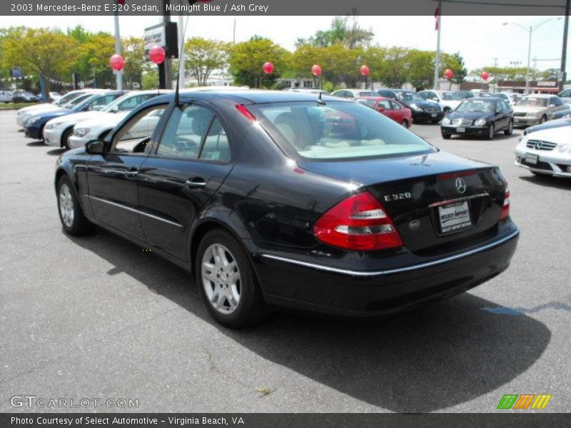 Midnight Blue / Ash Grey 2003 Mercedes-Benz E 320 Sedan