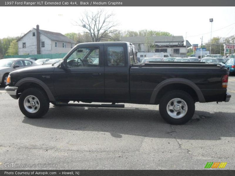 Black / Medium Graphite 1997 Ford Ranger XLT Extended Cab 4x4