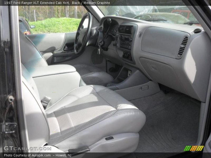 Black / Medium Graphite 1997 Ford Ranger XLT Extended Cab 4x4