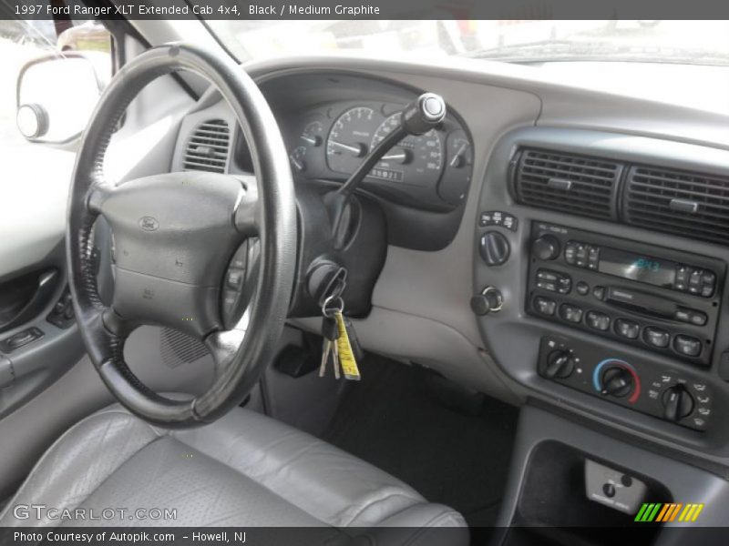 Black / Medium Graphite 1997 Ford Ranger XLT Extended Cab 4x4