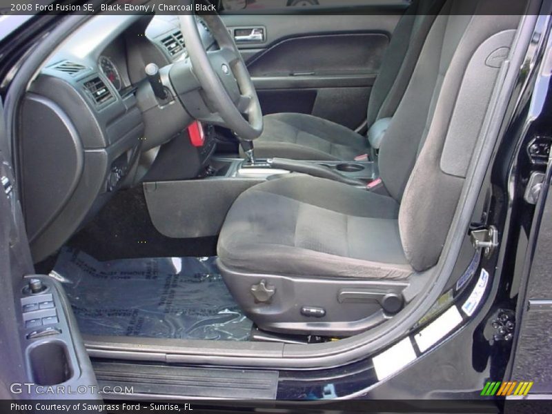 Black Ebony / Charcoal Black 2008 Ford Fusion SE