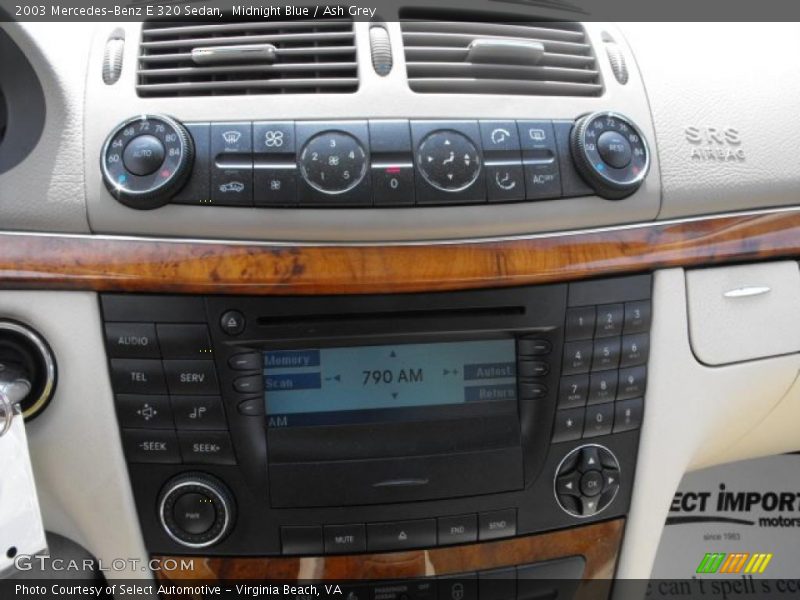 Midnight Blue / Ash Grey 2003 Mercedes-Benz E 320 Sedan