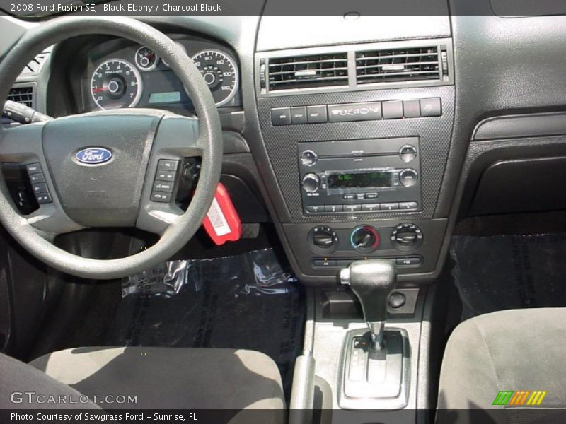 Black Ebony / Charcoal Black 2008 Ford Fusion SE