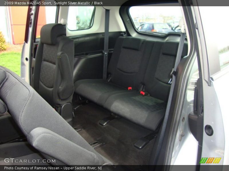 Sunlight Silver Metallic / Black 2009 Mazda MAZDA5 Sport