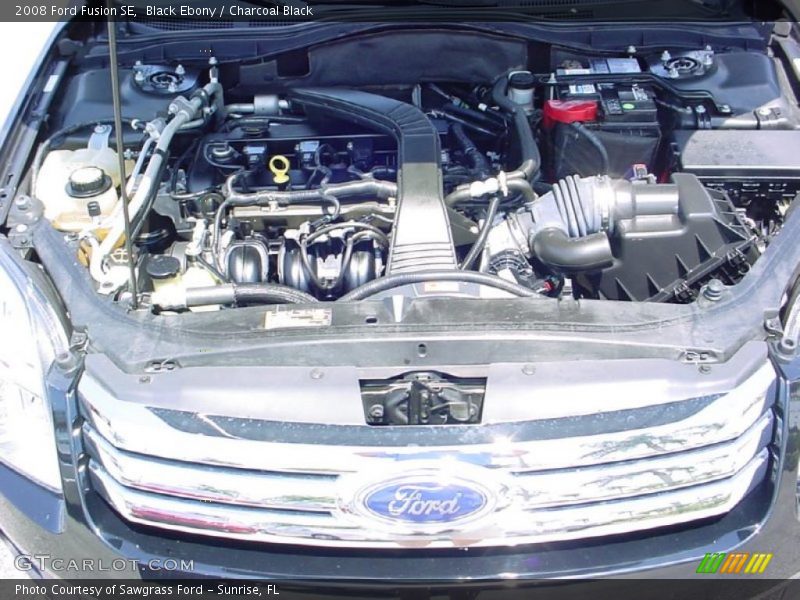 Black Ebony / Charcoal Black 2008 Ford Fusion SE