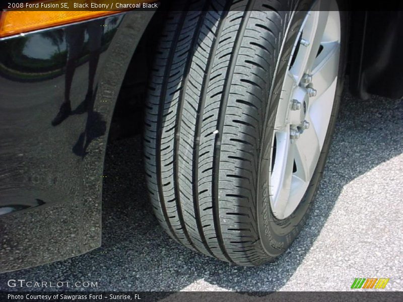 Black Ebony / Charcoal Black 2008 Ford Fusion SE