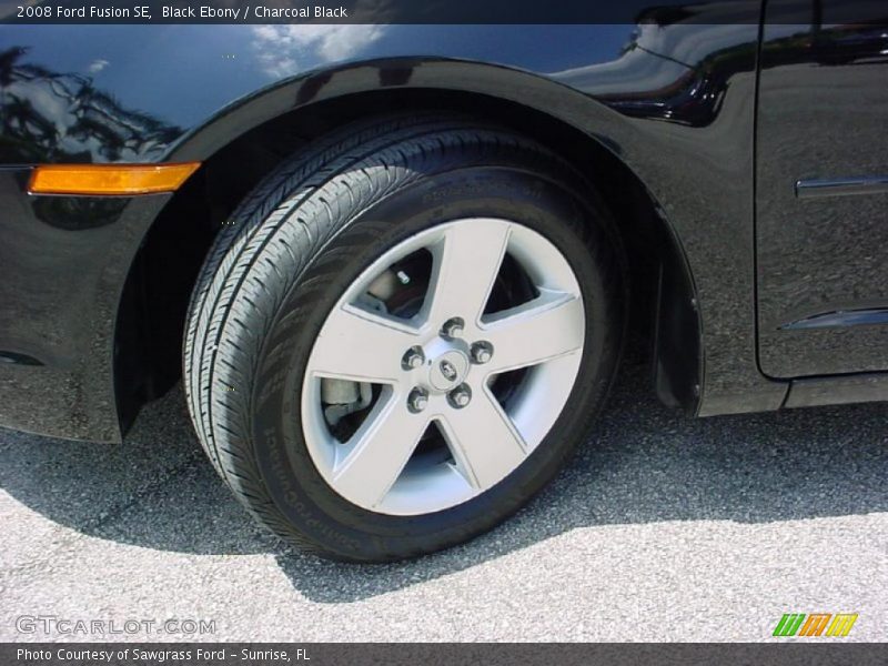 Black Ebony / Charcoal Black 2008 Ford Fusion SE